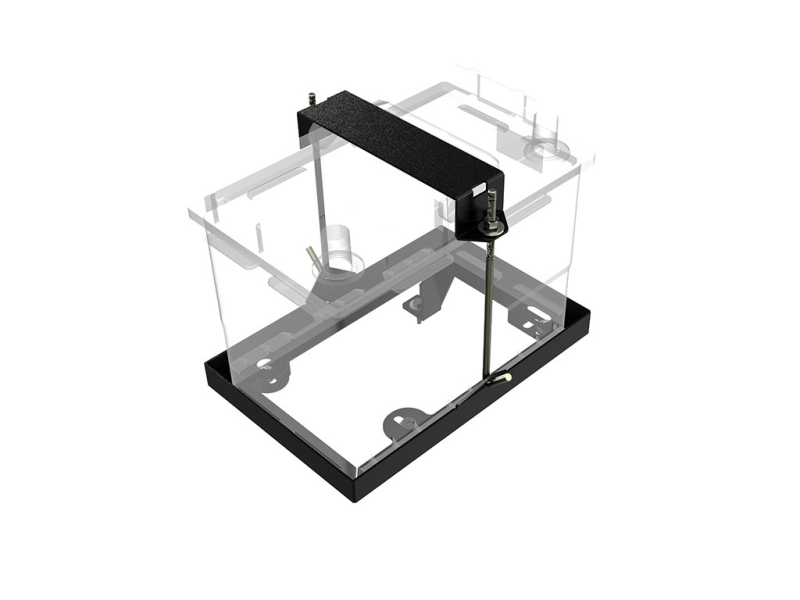 SUPPORT DE BATTERIE POUR UNE TOYOTA HILUX/FORTUNER (2016-JUSQU'à PRéSENT) - DE FRONT RUNNER