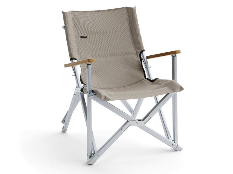 CHAISE DE CAMPING COMPACTE GO DOMETIC / CENDRE