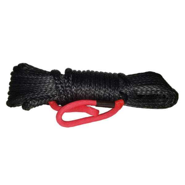 Corde d'extension de treuil SaberPro® noire de 20 mètres - 9 500KG