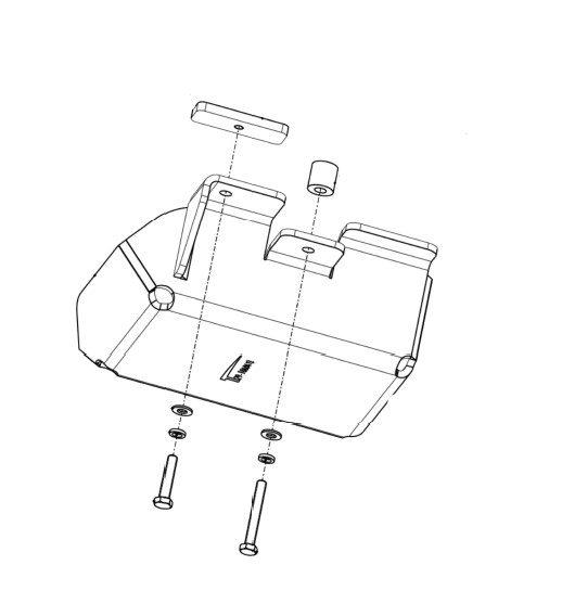 BLINDAGE FILTRE A CARBURANT 6MM EN ALUMINIUM POUR MERCEDES SPRINTER 907 BOITE AUTOMATIQUE A PARTIR DE 2022