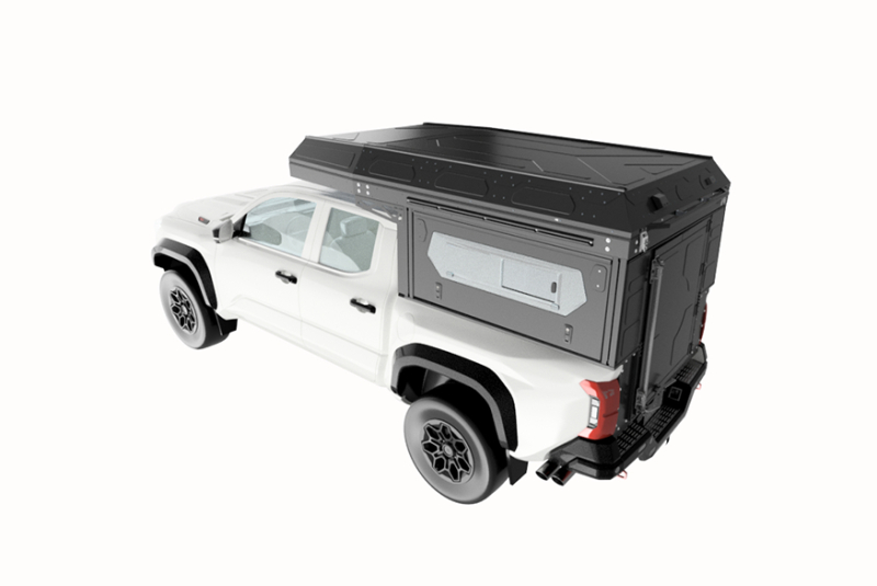 CANOPY CAMPER MODULABLE ALU CAB MODCAP AVEC FENETRES LATERALES POUR FORD RANGER DE 2012 A 2022 DOUBLE CABINE