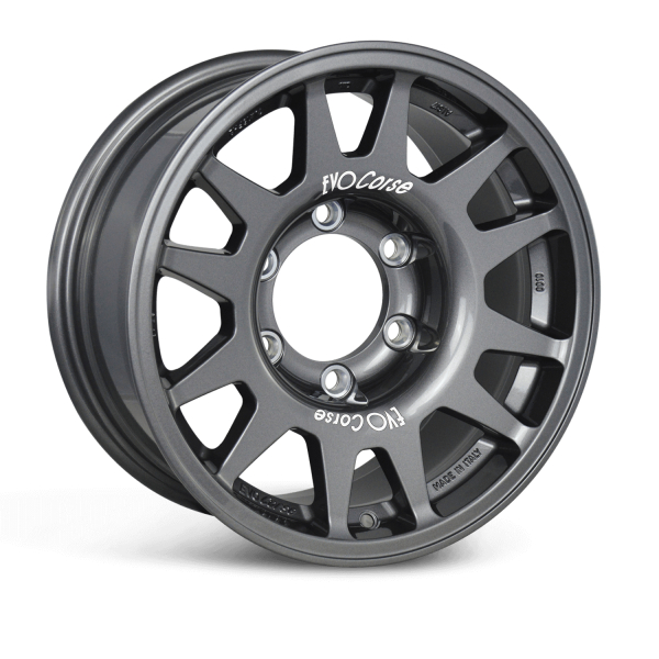 JANTE ALUMINIUM RENFORCE RAID EVO CORSE DAKAR ZERO 7x16&quot; ET 0 GRIS ANTHRACITE POUR TOYOTA HDJ80 KZJ/KDJ90/95 ET HILUX