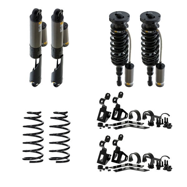 KIT DE SUSPENSION OME BP51 REHAUSSE +40/50MM TARAGE +200KG POUR TOYOTA LAND CRUISER J150 AVEC KDSS