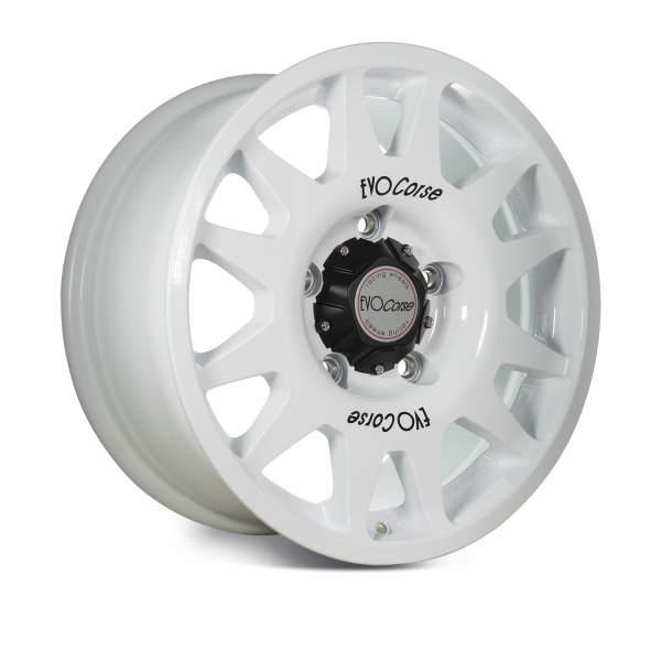 JANTE ALUMINIUM RENFORCE RAID EVO CORSE DAKAR ZERO 8x17&quot; ET 40 BLANC POUR TOYOTA J100/200