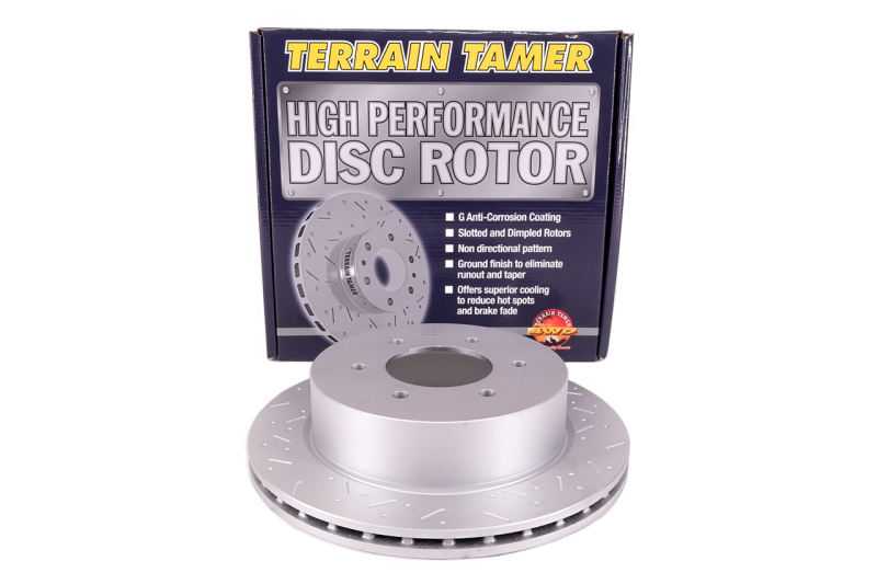 DISQUE DE FREIN ARRIERE PERCE / RAINURE TERRAIN TAMER POUR VW AMAROK FORD RANGER ET RAPTOR 2023+