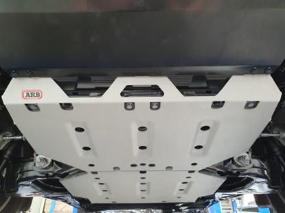 KIT BLINDAGE DE PROTECTION RADIATEUR MOTEUR DIFFERENTIEL AVANT ARB POUR TOYOTA LAND CRUISER J250