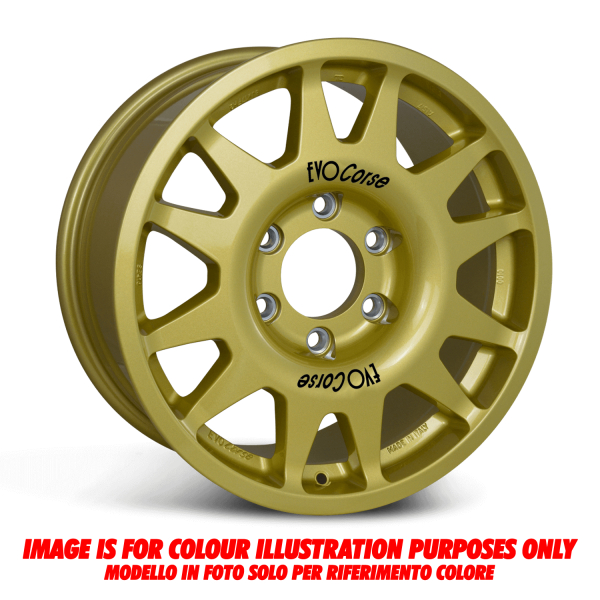 JANTE ALUMINIUM RENFORCE RAID EVO CORSE DAKAR ZERO 8x17&quot; ET 0 OR POUR TOYOTA HZJ/FZJ/GRJ/VDJ71/76/78/79/105