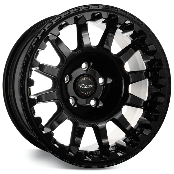JANTE ATLAS NK NOIR BRILLANT 8x17&quot; ET -15 POUR TOYOTA HDJ80 KZJ/KDJ90/95 ET HILUX