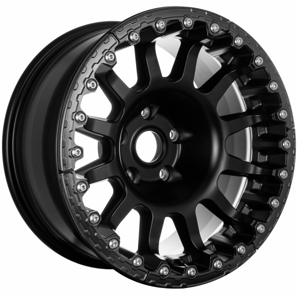 JANTE ALUMINIUM RENFORCE RAID EVO CORSE ATLAS BL 8x17&quot; ET 20 NOIR MAT POUR TOYOTA HILUX VIGO/REVO ET J120/150