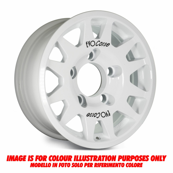 JANTE ALUMINIUM RENFORCE RAID EVO CORSE DAKAR ZERO 7x16&quot; ET 0 BLANC MAT POUR TOYOTA HZJ/FZJ/GRJ/VDJ71/76/78/79/105