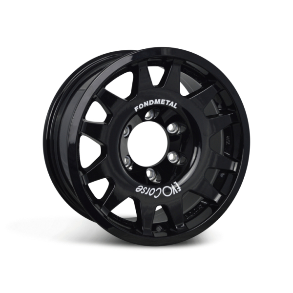 JANTE ALUMINIUM RENFORCE RAID EVO CORSE DAKAR ZERO 8x16&quot; ET 0 NOIR BRILLANT POUR TOYOTA LAND CRUISER SERIE 7 1999+