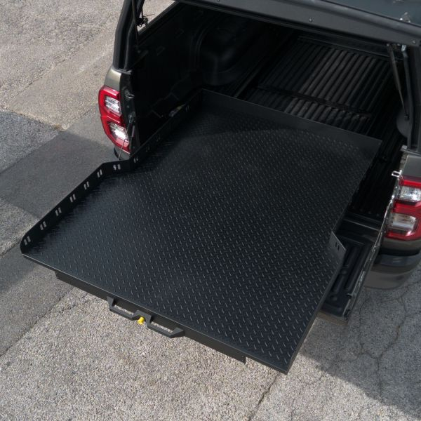 PLATEAU COULISSANT RUUUD SANS PERCAGE POUR TOYOTA HILUX REVO DOUBLE CABINE 2016+