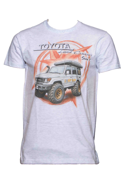 T-SHIRT LAND CRUISER BOUSSOLE GRIS TAILLE L