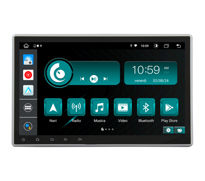 AUTORADIO ANDROID AUTO / CARPLAY 9 POUCES POUR TOYOTA LANDCRUISER KDJ 120 2003-2009