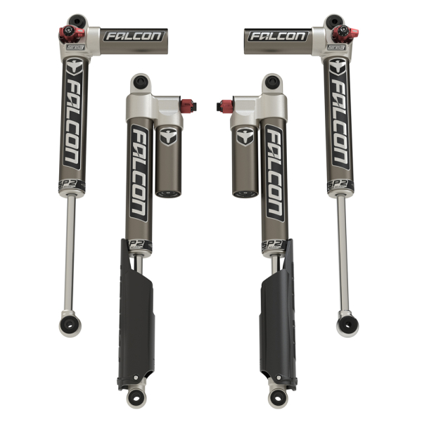 KIT D'AMORTISSEURS FALCON 3.3 PIGGYBACK SP2 FAST ADJUST POUR REHAUSSE 2&quot;-3&quot; POUR JEEP WRANGLER JT GLADIATOR ESSENCE