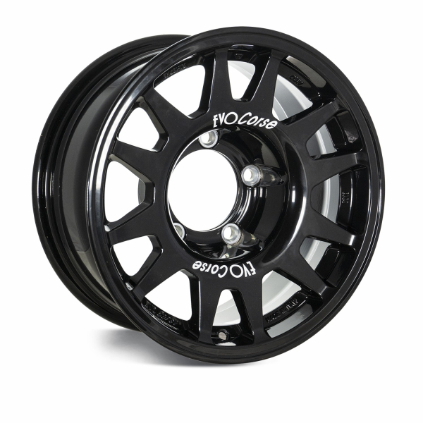 JANTE ALUMINIUM RENFORCE RAID EVO CORSE DAKAR ZERO 7x15&quot; ET 0 NOIR BRILLANT POUR SUZUKI JIMNY