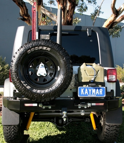 PORTE ROUE KAYMAR POUR JEEP WRANGLER JK A PARTIR DE 2007