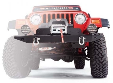 KIT DE MONTAGE POUR TREUIL WARN SUR PARE CHOC POUR JEEP WRANGLER TJ DE 1998 A 2005