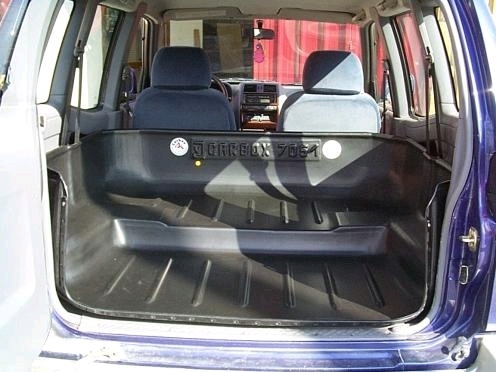 Tapis de coffre voiture pour Nissan Terrano II 3 portes à partir