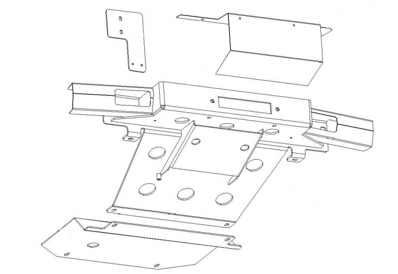 KIT DE MONTAGE INTEGRE POUR TREUIL POUR ISUZU D-MAX DE 2003 A 2012