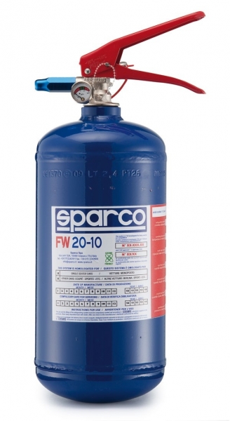 EXTINCTEUR FIA MANUEL LIQUIDE SPARCO AFFF 2,4 L ACIER