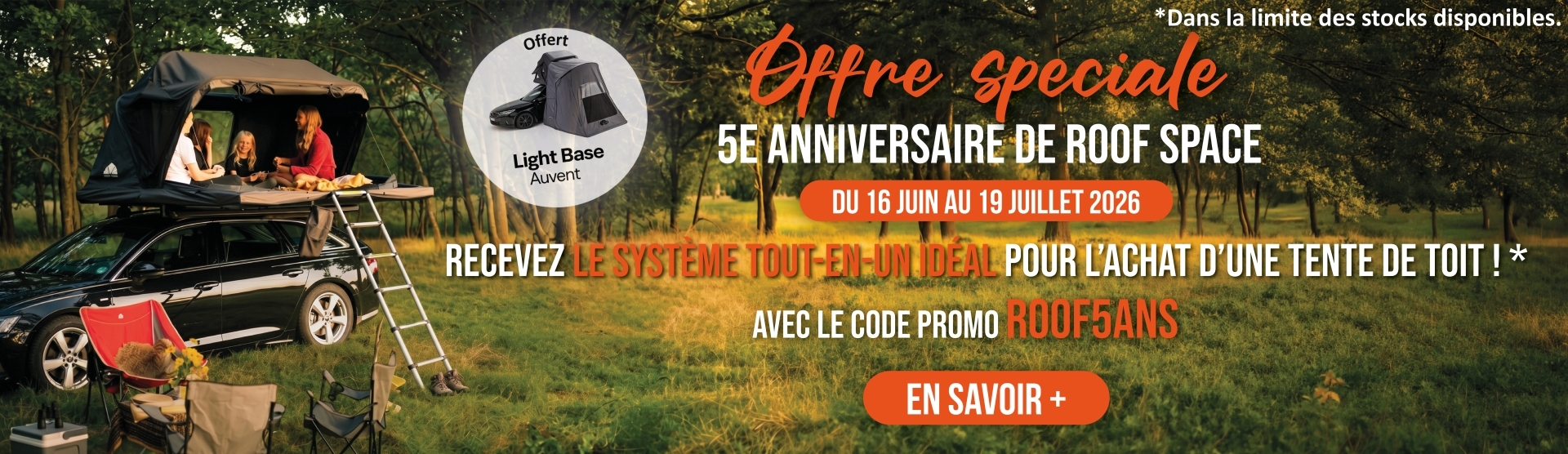 Offre 5 ans de Roof Space