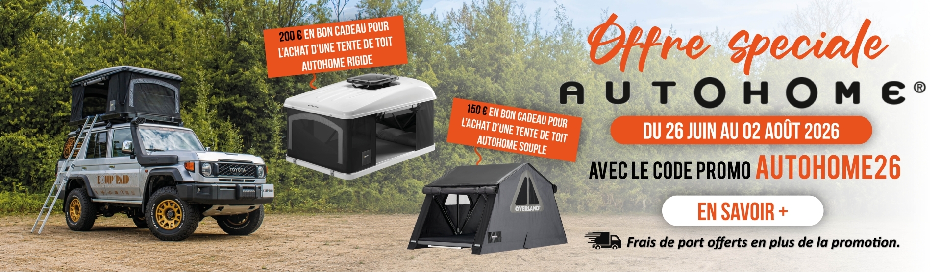 Offre Autohome été 2026