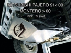 BLINDAGE AVANT 8MM N4 PAJERO II 91<00 / MONTERO 91<03
