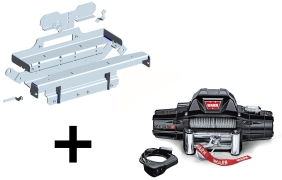 KIT DE MONTAGE INTEGRE AVEC TREUIL WARN ZEON 8 POUR VOLKSWAGEN AMAROK V6 A PARTIR DE 2016 