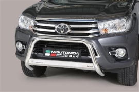 PROTECTION AVANT TUBULAIRE 63MM INOX HOMOLOGUEE CE POUR TOYOTA HILUX A PARTIR DE 2016-2020