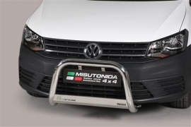 PROTECTION AVANT TUBULAIRE 63MM INOX HOMOLOGUEE CE POUR VOLKSWAGEN CADDY A PARTIR DE 2015