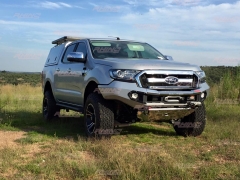 PARE CHOC DE REMPLACEMENT RHINO4X4 EVOLUTION 3D NOIR POUR FORD RANGER DE 2016 A 2019 AVEC PERÇAGE POUR RADAR