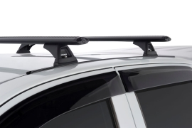 KIT 2 BARRES DE TOIT SPORTZ NOIRES 1260 MM ET PIEDS RHINO RACK POUR ISUZU D-MAX DOUBLE CABINE A PARTIR DE 2012