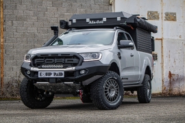 PARE CHOC DE REMPLACEMENT RHINO4X4 EVOLUTION 3D NOIR POUR FORD RANGER DE 2019 A 2022 AVEC PERÇAGE POUR RADAR