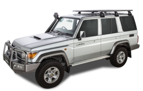 KIT GALERIE RHINO RACK PIONEER 6  2100 MM x 1430 MM POUR TOYOTA LAND CRUISER 76 (PIEDS INCLUS)