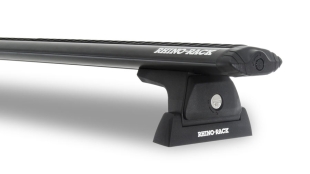 KIT 4 BARRES DE TOIT SPORTZ NOIRES 1650 MM POUR RENAULT TRAFIC ET OPEL VIVARO A PARTIR DE 2014 L2H1 (AVEC PIEDS RLT600)