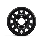 JANTE ALUMINIUM RENFORCE RAID EVO CORSE DAKAR ZERO 8x16" ET 0 NOIR MAT POUR LAND ROVER DEFENDER RANGE ROVER
