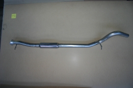 ECHAPPEMENT INOX : INTERMEDIAIRE AVEC SILENCIEUX POUR JEEP WRANGLER JKU 5 PORTES DE 2007-2010 2.8L CRD 177HP