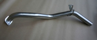 ECHAPPEMENT INOX : TUBE ARRIERE POUR TOYOTA LAND CRUISER KZJ70 DE 1993-1997 3.0L TD 125HP