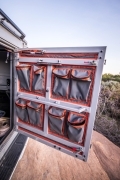 POCHETTES DOUBLES ALUCAB X4 POUR PORTE ARRIERE DE CANOPY CAMPER