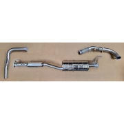 LIGNE D'ECHAPPEMENT INOX COMPLETE APRES TURBO POUR SPRINTER III 4WD, 3.0L CDI V6 190HP, 2018+