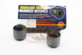 KIT DE SILENTBLOCS CAOUTCHOUC DE TIRANT PONT AVANT COTE CHASSIS 