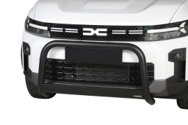 PROTECTION AVANT TUBULAIRE 63MM PARE BUFFLE THERMOLAQUÉ NOIR HOMOLOGUEE CE POUR DACIA BIGSTER 2025+