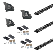 KIT 3 BARRES DE TOIT SPORTZ NOIRES 1800 MM POUR MERCEDES SPRINTER (AVEC PIEDS RLTFMS)