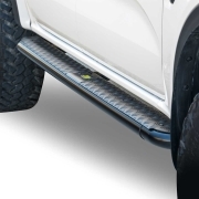 Marchepieds latéraux modulaires TJM en acier noir satiné 63mm
