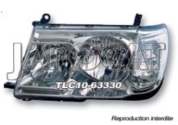 KIT 2 OPTIQUES LISSES POUR TOYOTA HDJ100 APRES 2005