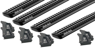 KIT 4 BARRES DE TOIT SPORTZ NOIRES 1650 MM POUR MERCEDES SPRINTER (AVEC PIEDS RLTFMS)