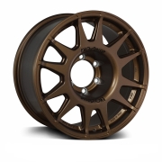 JANTE ALUMINIUM RENFORCEE EVO CORSE DAKARZERO 8 X 16" ET 0 BRONZE MAT POUR NISSAN PATROL Y61