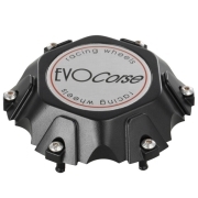 CACHE MOYEU NOIR EVO CORSE C70 6X1397 AVEC ECUSSON GRIS