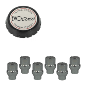 KIT VISSERIE 14X1.50 CHROME ET CACHE MOYEU (POUR UNE JANTE)